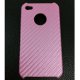 Coque carbone rose iPhone 4/4S