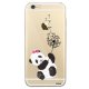 Coque souple transparent Panda Pissenlit iPhone 6 plus/6s plus