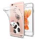 Coque souple transparent Panda Pissenlit iPhone 6 plus/6s plus