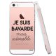 Coque souple transparent Bavarde Mais Adorable iPhone 5/5S/SE