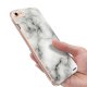 Coque souple transparent Marbre blanc iPhone 7 iPhone 8