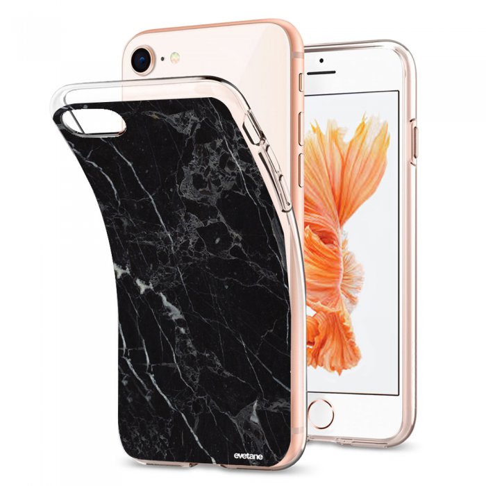 coque iphone 7 transparent marbre