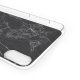 Coque souple transparent Marbre noir iPhone X