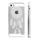 Coque intégrale 360 souple transparent Attrape reve blanc iPhone SE / 5S / 5