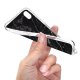 Coque 360 intégrale transparent Marbre noir iPhone X