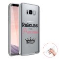 Coque Samsung Galaxy S8 360 intégrale transparente Raleuse mais princesse Tendance Evetane.