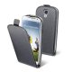 Etui clapet similicuir noir pour Samsung Galaxy S4 I9500