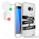 Coque intégrale 360 360 intégrale transparent Jolie Mignonne et chiante Samsung Galaxy S7 Edge