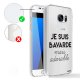 Coque intégrale 360 souple transparent Bavarde Mais Adorable Samsung Galaxy S7