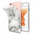 Coque iPhone 6 Plus / 6S Plus silicone transparente Marbre blanc ultra resistant Protection housse Motif Ecriture Tendance Evetane