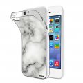 Coque iPhone 5C silicone transparente Marbre blanc ultra resistant Protection housse Motif Ecriture Tendance Evetane