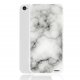 Coque souple transparent Marbre blanc iPhone 5C