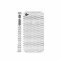 Coque rigide perforee blanche iPhone 4 / 4S
