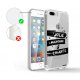 Coque intégrale 360 souple transparent Jolie Mignonne et chiante iPhone 7 Plus / 8 Plus