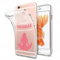 Coque iPhone 6/6S silicone transparente Yogras ultra resistant Protection housse Motif Ecriture Tendance Evetane