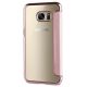 Etui souple rose Cerfs motifs Samsung Galaxy S7 Edge