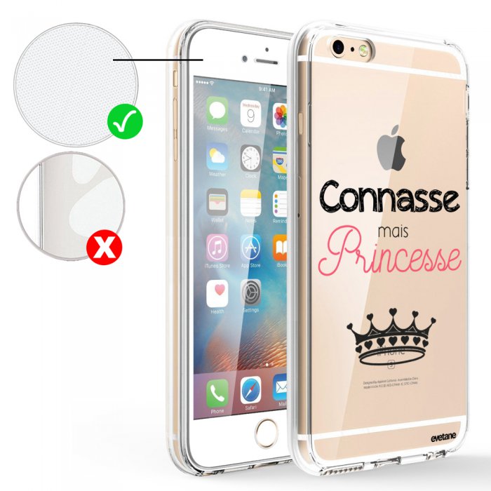 coque iphone 6 transparente princesse