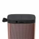 Réveil haut-parleur Bluetooth Radio FM rose gold