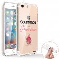 Coque iPhone 7/8/ iPhone SE 2020 360 intégrale transparente Gourmande mais princesse Tendance Evetane.