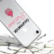 Coque intégrale 360 360 intégrale transparente Gourmande mais princesse iPhone 7 iPhone 8