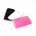 KONKIS Lot de 3 coques TPU Blanche / noire / rose pour Nokia Lumia 520