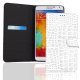 Etui livre croco glossy en similicuir blanc pour Samsung Galaxy Note 3 N9000