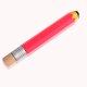 Stylet crayon à papier rose pour écrans tactiles