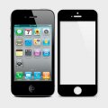 Vitre en verre trempé noire pour iPhone 4 / 4S