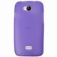 Mocca coque Gel Frost Violette pour Wiko Iggy