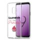 Coque souple transparente Gourmande mais princesse Samsung Galaxy S9