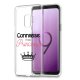 Coque souple transparente Connasse mais princesse Samsung Galaxy S9