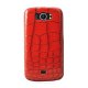 Mocca coque effet croco brillant rouge Wiko Cink King