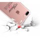 Coque souple avec angles renforcés transparente Chieuse et Amoureuse iPhone 7 Plus / 8 Plus