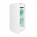 Muvit Etui Easy Folio Pu Lisse Blanc Wiko Sublim**