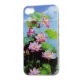 Hologramme nenuphars roses coque arriere iphone 4