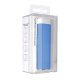 Batterie de secours rechargeable bleue PowerBank 2200mAh