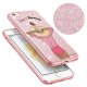 Coque iPhone 6 iPhone 6S paillettes rose, Sexy et bronzée, La Coque Francaise®
