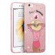Coque iPhone 6 iPhone 6S paillettes rose, Sexy et bronzée, La Coque Francaise®