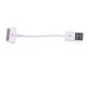 Câble USB blanc court de charge et synchronisation pour iPhone 3G / 3GS 4 / 4S