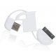 Câble USB blanc cube pour iPhone 3G / 3GS 4 / 4S