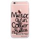 Coque Souple iPhone 6 iPhone 6S souple transparente Collier de nouilles, La Coque Francaise®