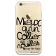 Coque Souple iPhone 6 Plus / 6S Plus souple transparente Collier de nouilles, La Coque Francaise®