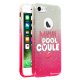 Coque iPhone 6/6S paillettes argent, Maman pool coule, La Coque Francaise®