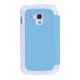 made in France étui coque bleu pour Samsung Galaxy Trend S7560 / S Duos S7562