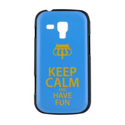 Coque rigide made in France Keep Calm Fun pour Samsung Galaxy Trend S7560 / S Duos S7562