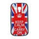Coque rigide made in France Keep Calm UK pour Samsung Galaxy Trend S7560 / S Duos S7562