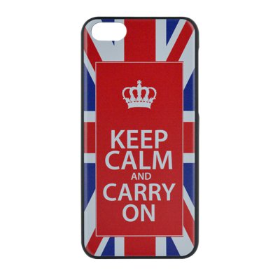 Coque rigide made in France Keep Calm UK pour iPhone 5C