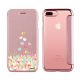 Etui iPhone 7 Plus / 8 Plus souple rose gold, Cœurs Pastels, Evetane®