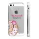 Coque iPhone 5/5S/SE 360 intégrale transparente, Mademoiselle Bronzette, La Coque Francaise®