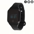 Bracelet connecté Bluetooth cardio fréquencemètre - Noir